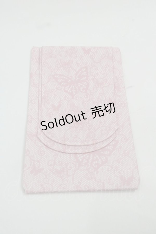 画像2: BABY,THE STARS SHINE BRIGHT / Papillonnage en eclatsプリントオーバーニーソックス  ピンク I-25-12-13-012-BA-ZA-SA-ZI (2)