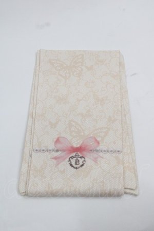 画像: BABY,THE STARS SHINE BRIGHT / Papillonnage en eclatsプリントオーバーニーソックス  アイボリー I-25-12-13-013-BA-ZA-SA-ZI