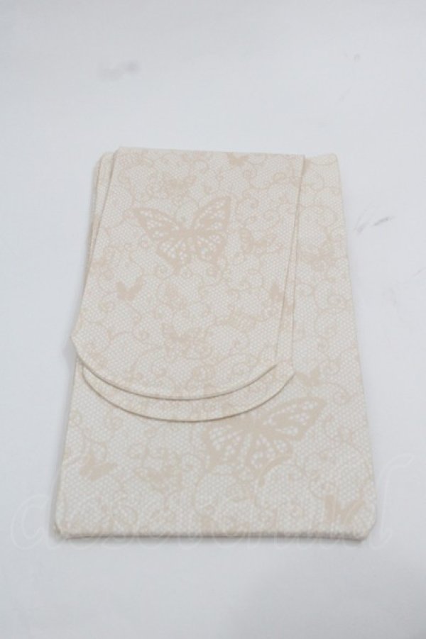 画像2: BABY,THE STARS SHINE BRIGHT / Papillonnage en eclatsプリントオーバーニーソックス  アイボリー I-25-12-13-013-BA-ZA-SA-ZI (2)