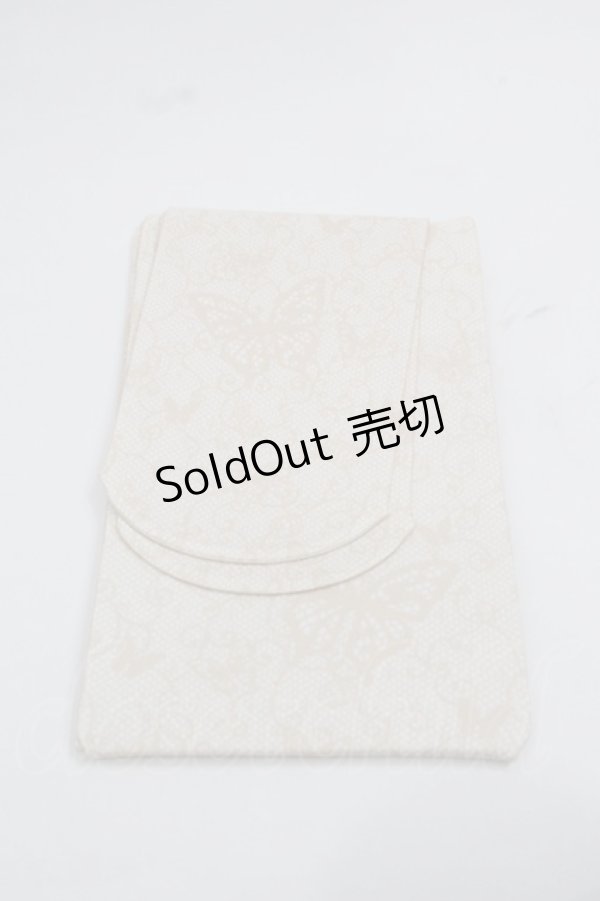 画像2: BABY,THE STARS SHINE BRIGHT / Papillonnage en eclatsプリントオーバーニーソックス  アイボリー I-25-12-13-013-BA-ZA-SA-ZI (2)