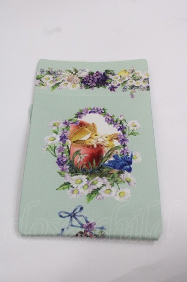 画像1: BABY,THE STARS SHINE BRIGHT / Happy Easter〜Easter Bunny’s Spring Garden〜柄オーバーニーソックス  ミント I-25-12-13-015-BA-ZA-SA-ZI (1)