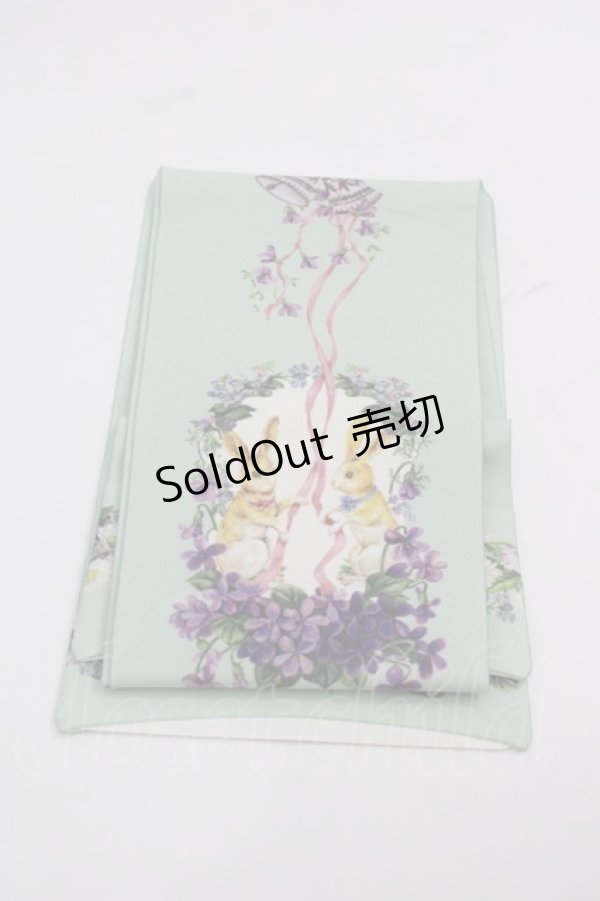 画像2: BABY,THE STARS SHINE BRIGHT / Happy Easter〜Easter Bunny’s Spring Garden〜柄オーバーニーソックス  ミント I-25-12-13-015-BA-ZA-SA-ZI (2)