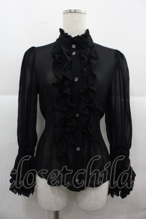 画像: ALICE and the PIRATES / Mary Rose シフォン  黒 I-25-12-13-034-PA-BL-SA-ZI