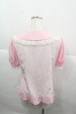 画像2: Angelic Pretty / Lovelyチェックブラウス  ピンク I-25-12-13-035-AP-BL-SA-ZI (2)