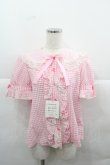 画像1: Angelic Pretty / ギンガムはしごレースブラウス  ピンクＸ白 I-25-12-13-036-AP-BL-SA-ZI (1)