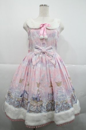 画像: Angelic Pretty / Sugar Dream Dome襟付ジャンパースカート  ピンク I-25-12-18-045-AP-OP-SA-ZI