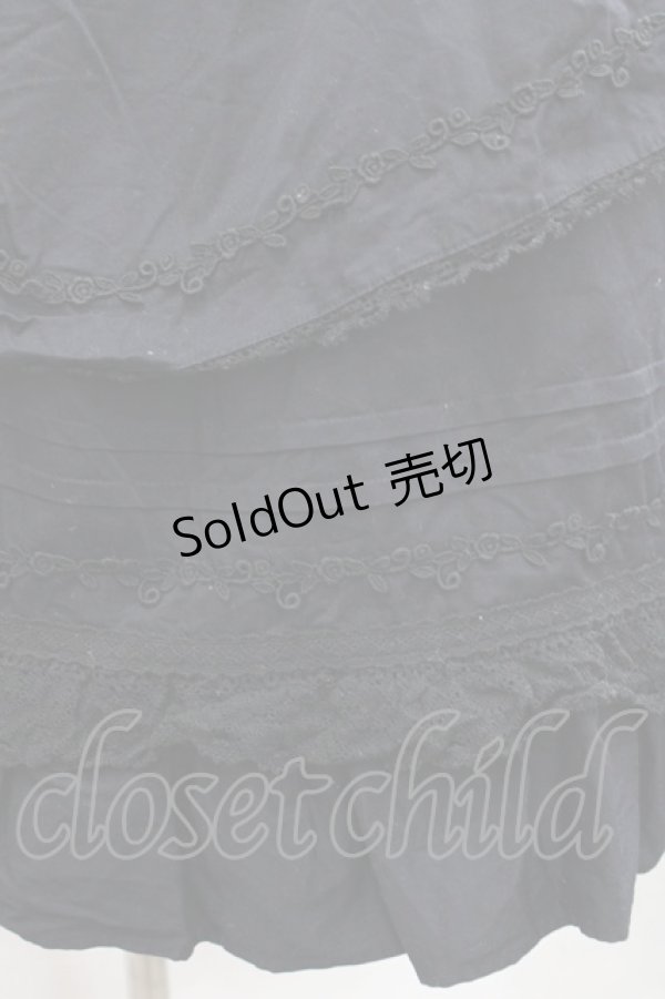 画像4: BABY,THE STARS SHINE BRIGHT / 2段フリルジャンパースカート  黒 I-25-12-18-048-BA-OP-SA-ZI (4)