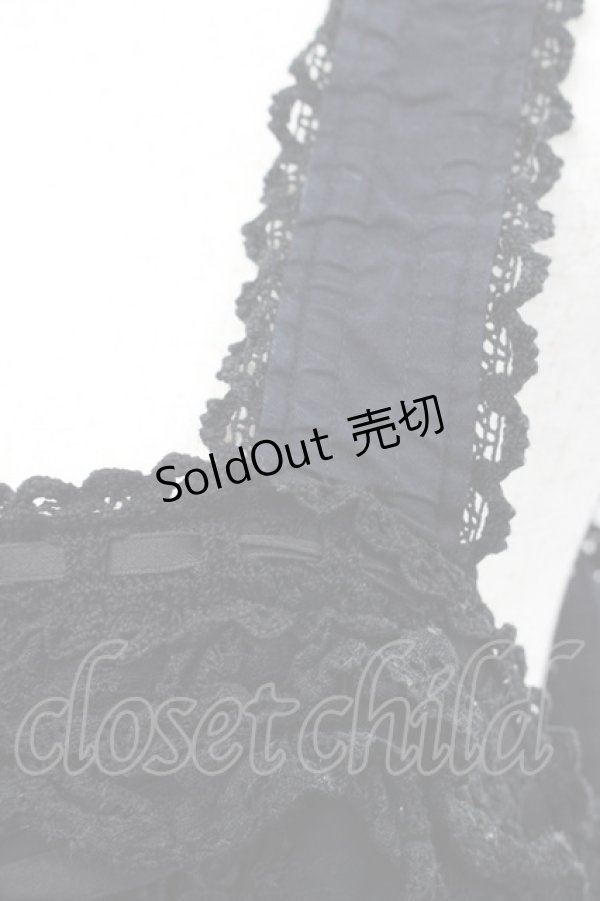 画像5: BABY,THE STARS SHINE BRIGHT / 2段フリルジャンパースカート  黒 I-25-12-18-048-BA-OP-SA-ZI (5)