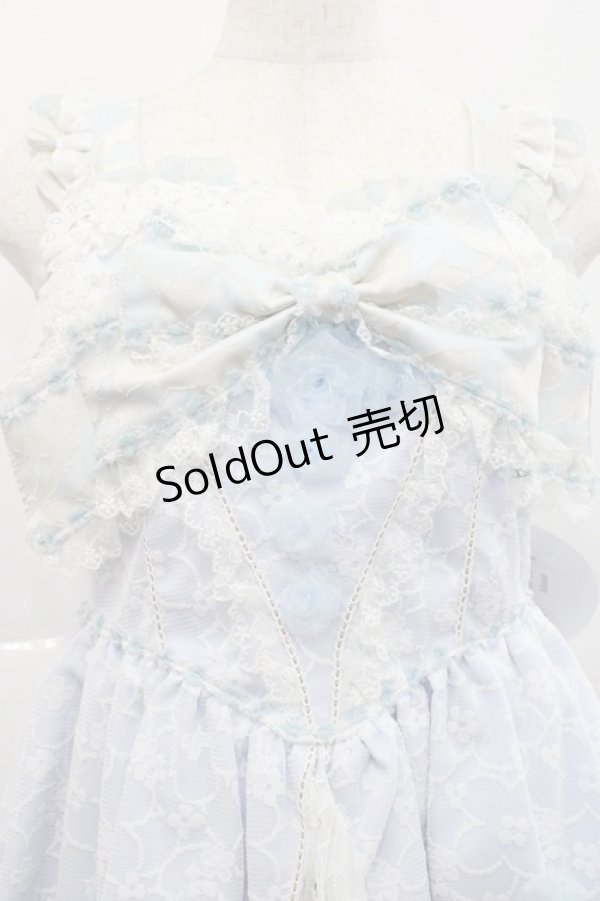 画像3: BABY,THE STARS SHINE BRIGHT / Easter Bunnyジャンパースカート  サックス I-25-12-18-052-BA-OP-SA-ZI (3)