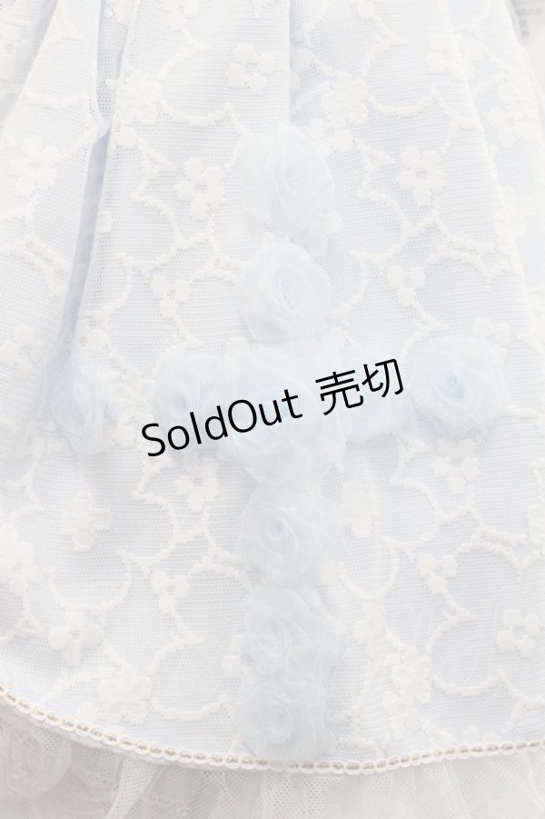 画像4: BABY,THE STARS SHINE BRIGHT / Easter Bunnyジャンパースカート  サックス I-25-12-18-052-BA-OP-SA-ZI (4)