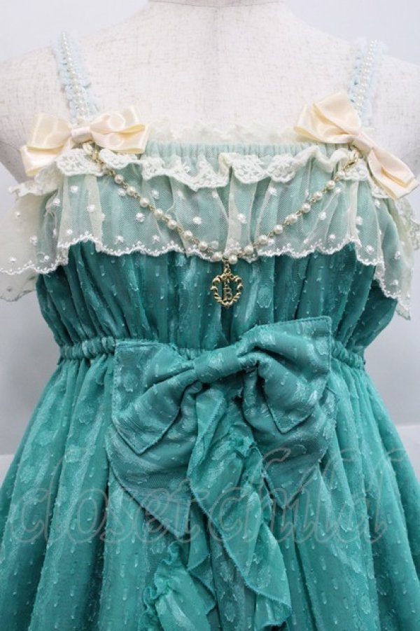 画像3: BABY,THE STARS SHINE BRIGHT / アマンディーヌジャンパースカート  グリーン I-25-12-18-053-BA-OP-SA-ZI (3)