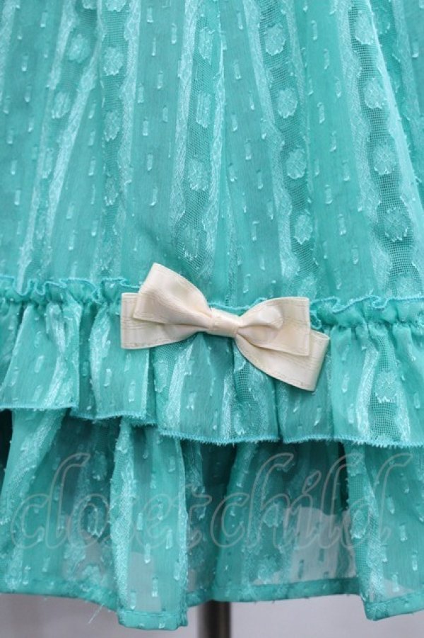 画像4: BABY,THE STARS SHINE BRIGHT / アマンディーヌジャンパースカート  グリーン I-25-12-18-053-BA-OP-SA-ZI (4)