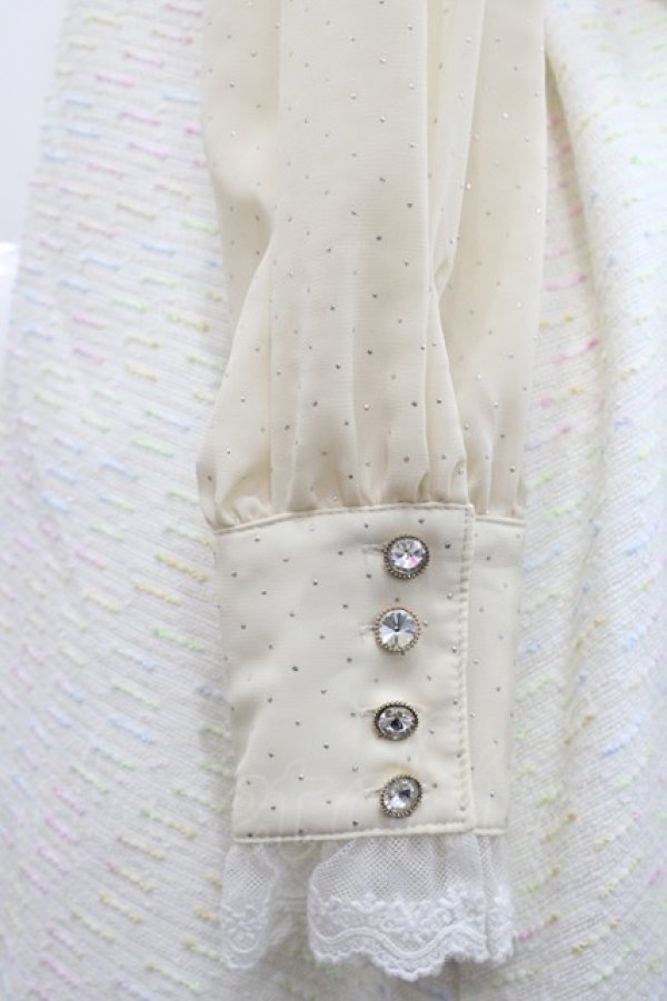 画像4: BABY,THE STARS SHINE BRIGHT / Creamyスカラップワンピース  アイボリー I-25-12-18-056-BA-OP-SA-ZI (4)