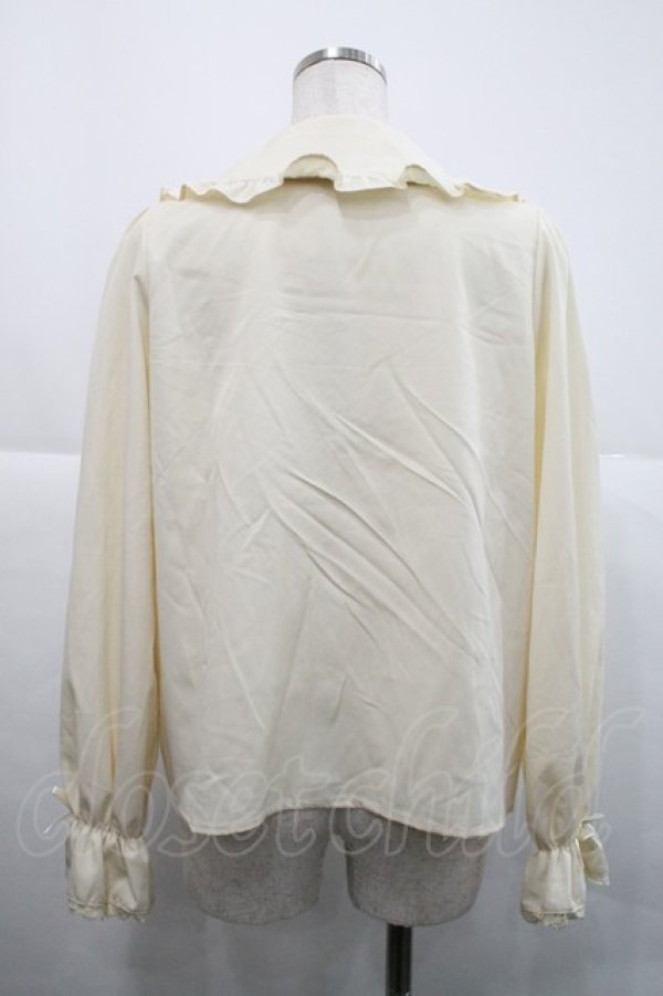 画像2: m petit by misako / AM マルエリフリルブラウス M アイボリー I-25-12-18-008-LO-BL-SA-ZI (2)