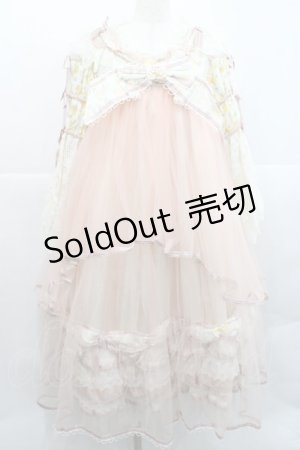 画像: BABY,THE STARS SHINE BRIGHT / Ver Placidum Mille fleurワンピースドレス  ピンク I-25-12-18-059-BA-OP-SA-ZI