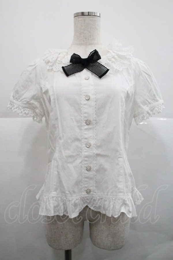 画像1: Angelic Pretty / おませなレディブラウス  ホワイト I-25-12-18-010-AP-BL-SA-ZI (1)