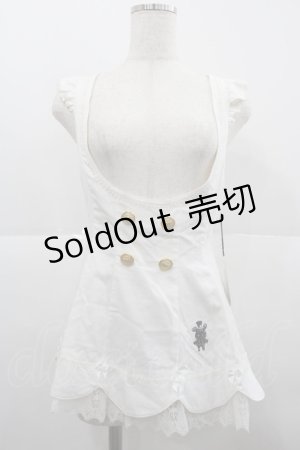 画像: ALICE and the PIRATES / てまねき影絵のアリスビスチェエプロン  オフ I-25-12-18-061-PA-ZA-SA-ZI