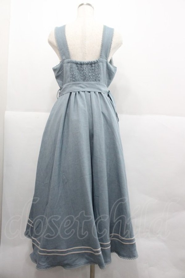 画像2: Kurumi Collaboration / マリンアカデミアジャンパースカート L サックス I-25-12-18-076-LO-OP-SA-ZI (2)