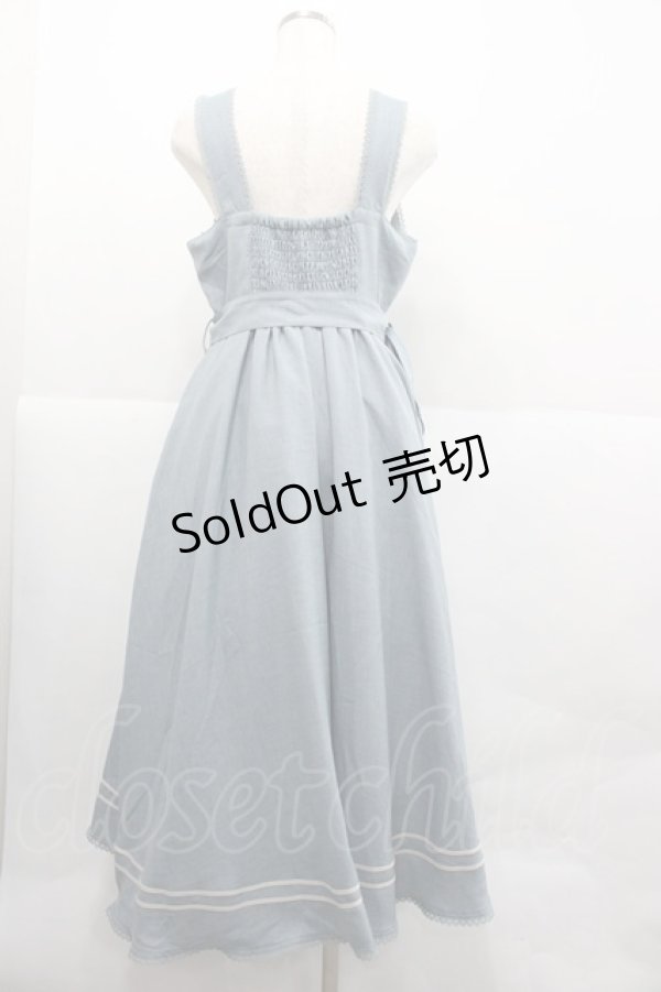 画像2: Kurumi Collaboration / マリンアカデミアジャンパースカート L サックス I-25-12-18-076-LO-OP-SA-ZI (2)