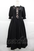 画像1: m petit by misako / AMレースアップワンピース M ブラック I-25-12-18-078-LO-OP-SA-ZI (1)
