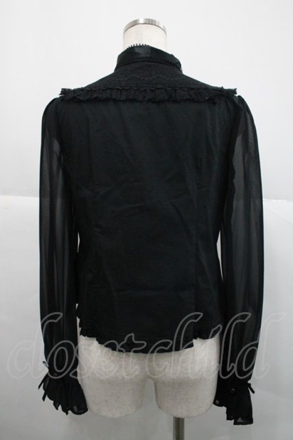 画像2: Angelic Pretty / レーシィレディブラウス  ブラック I-25-12-18-012-AP-BL-SA-ZI (2)