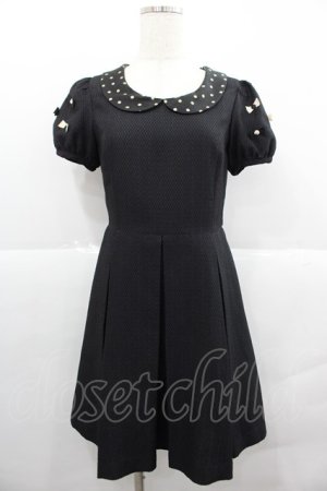 画像: Emily Temple cute / ティーサロンワンピース  ブラック I-25-12-18-080-ET-OP-SA-ZI