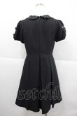 画像2: Emily Temple cute / ティーサロンワンピース  ブラック I-25-12-18-080-ET-OP-SA-ZI (2)