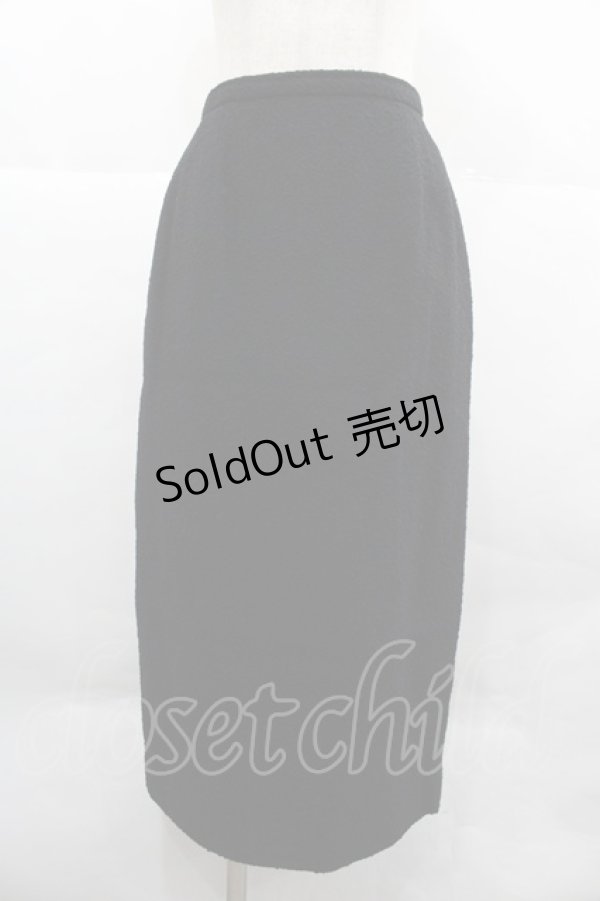 画像4: INGEBORG / クロスチェーン付ノーカラージャケット&スカートセットアップ  ブラック I-25-12-18-089-LO-JA-SA-ZI (4)