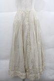 画像1: PINK HOUSE / 綿スカラップレース前開きスカート  アイボリー I-25-12-18-093-LO-SK-SA-ZI (1)