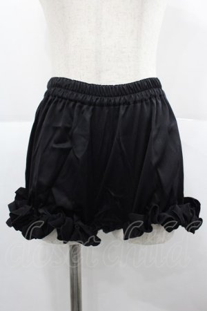 画像: NO.S PROJECT / フリルミニペチコート  黒 I-25-12-18-094-LO-PA-SA-ZI