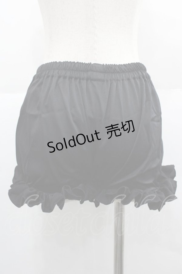 画像2: NO.S PROJECT / フリルミニペチコート  黒 I-25-12-18-094-LO-PA-SA-ZI (2)