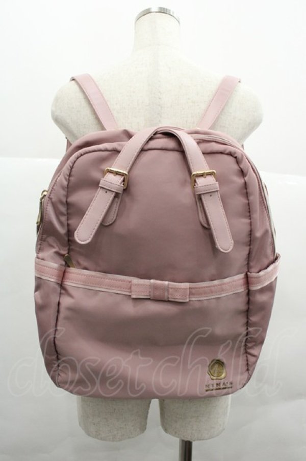 画像1: m petit by misako / AM2WAYリュック  ピンク I-25-12-18-099-LO-BG-SA-ZI (1)