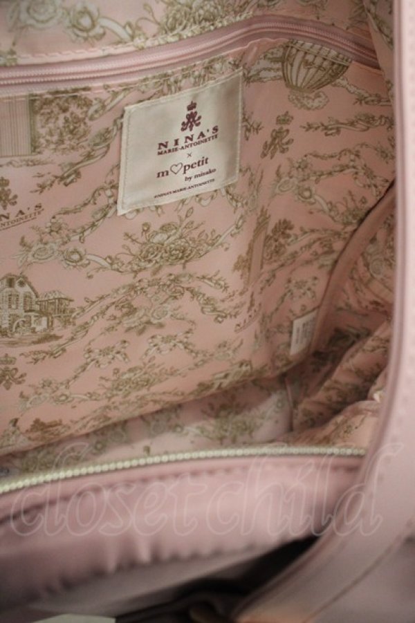 画像3: m petit by misako / AM2WAYリュック  ピンク I-25-12-18-099-LO-BG-SA-ZI (3)