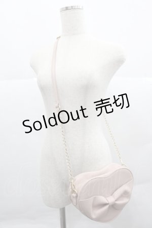 画像: m petit by misako / ハートポシェット  ピンク I-25-12-18-100-LO-BG-SA-ZI