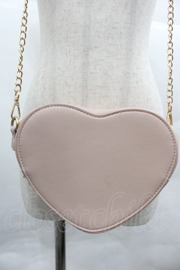 画像3: m petit by misako / ハートポシェット  ピンク I-25-12-18-100-LO-BG-SA-ZI (3)