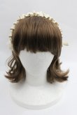 画像2: m petit by misako / ギャザーリボンカチューシャ  アイボリー I-25-12-18-101-LO-AC-SA-ZI (2)