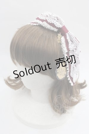 画像: ALICE and the PIRATES / Annabelleリボンカチューシャ  ボルドー×オフシロ I-25-12-18-102-PA-AC-SA-ZI