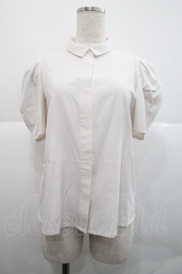 画像1: an another angelus / タックパフスリーブシャツ  オフホワイト I-25-12-18-016-CA-BL-SA-ZI (1)