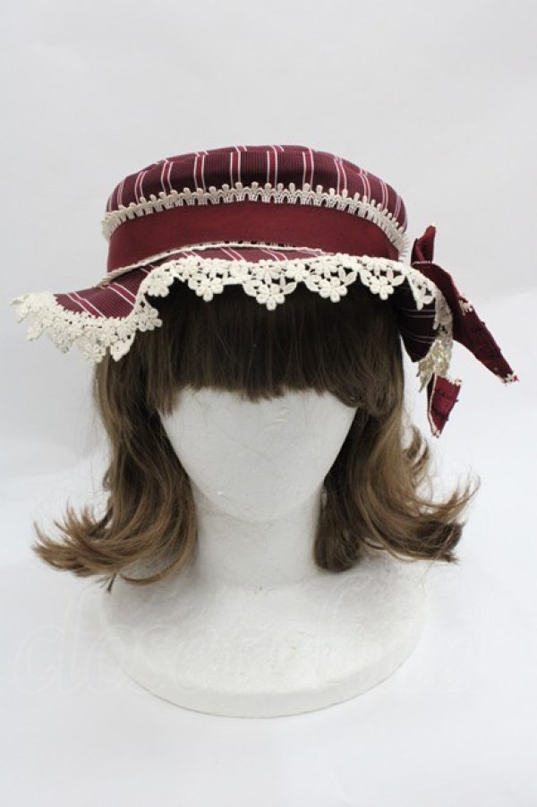 画像2: BABY,THE STARS SHINE BRIGHT / Coppeliaハット  ボルドー I-25-12-18-107-BA-AC-SA-ZI (2)