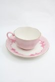 画像2: Shirley Temple / リボン柄カップ&ソーサーセット  ピンク I-25-12-18-113-ET-ZA-SA-ZI (2)