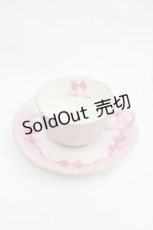 画像: Shirley Temple / リボン柄カップ&ソーサーセット  ピンク I-25-12-18-114-ET-ZA-SA-ZI