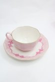 画像2: Shirley Temple / リボン柄カップ&ソーサーセット  ピンク I-25-12-18-114-ET-ZA-SA-ZI (2)