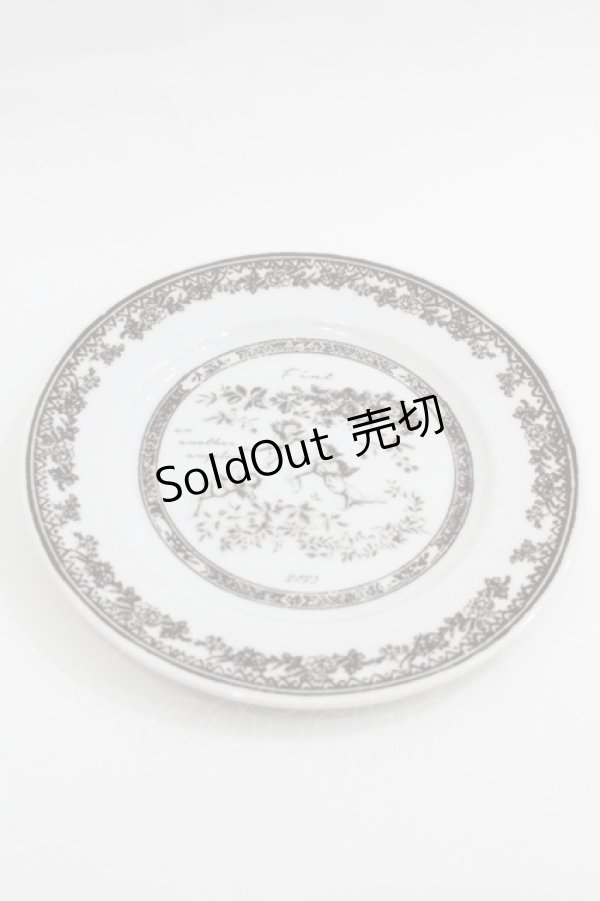 画像1: Fi.n.t / ノベルティプレート  ホワイト I-25-12-18-116-CA-ZA-SA-ZI (1)