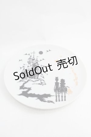 画像: BPN / 絵皿  白Ｘ黒 I-25-12-18-117-GO-ZA-SA-ZI