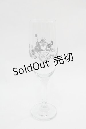 画像: PEACE NOW / ワイングラス  クリアＸ黒 I-25-12-18-118-PU-ZA-SA-ZI