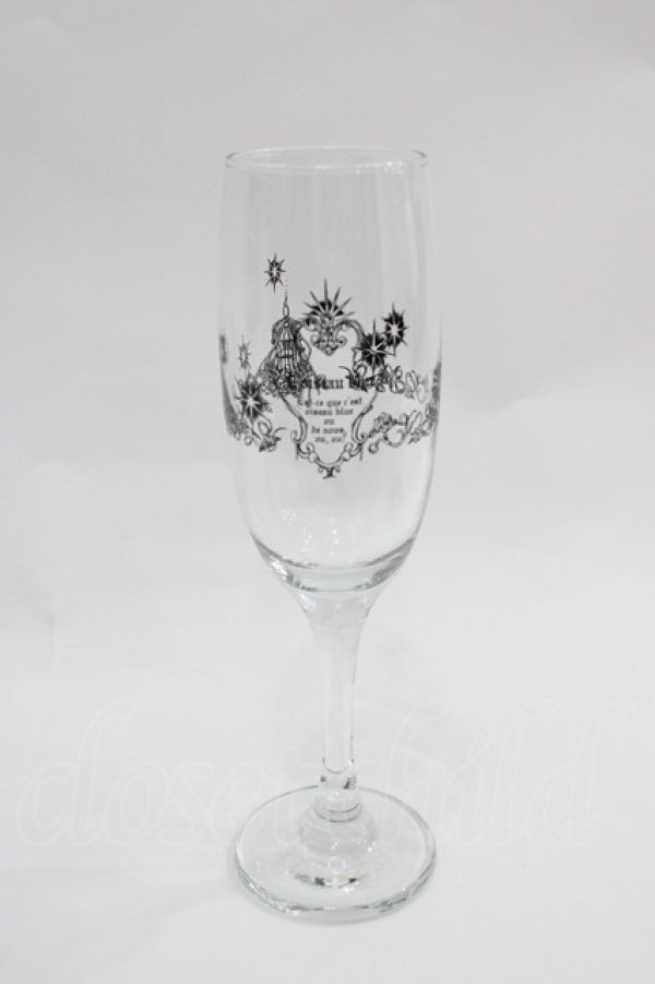 画像1: PEACE NOW / ワイングラス  クリアＸ黒 I-25-12-18-118-PU-ZA-SA-ZI (1)