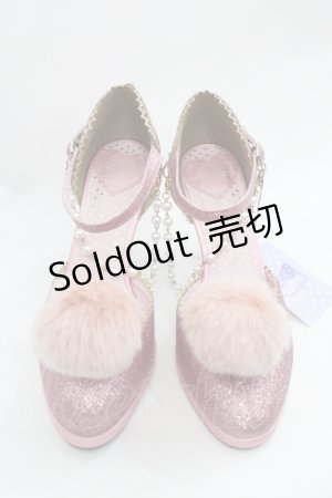 画像: Angelic Pretty / Fantasticグリッターシューズ M ピンク I-25-12-18-122-AP-SH-SA-ZI