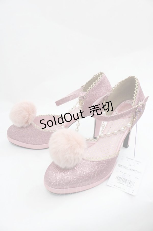 画像3: Angelic Pretty / Fantasticグリッターシューズ M ピンク I-25-12-18-122-AP-SH-SA-ZI (3)