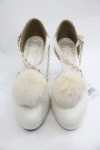 画像1: Angelic Pretty / Fantasticグリッターシューズ M 白 I-25-12-18-123-AP-SH-SA-ZI (1)