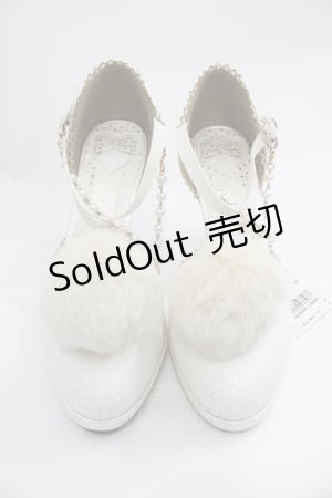 画像: Angelic Pretty / Fantasticグリッターシューズ M 白 I-25-12-18-123-AP-SH-SA-ZI